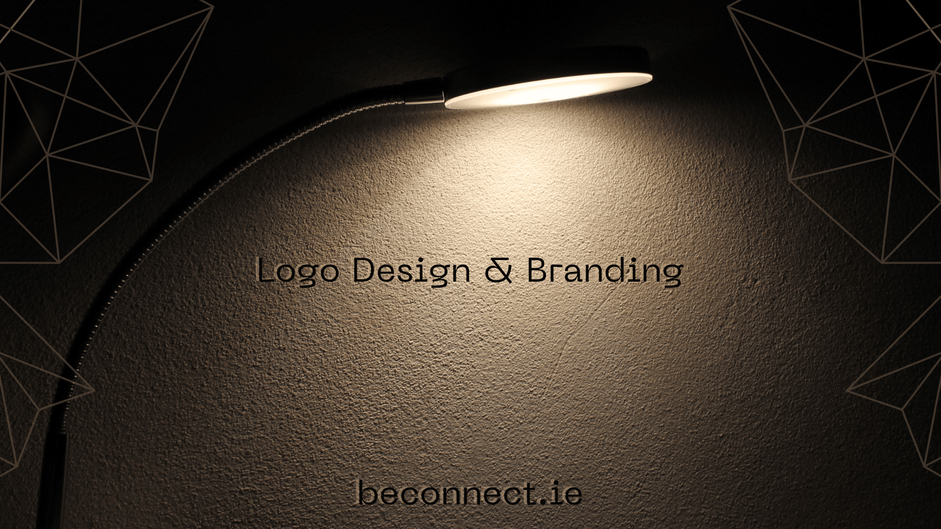 Graphic illustrating the concept of logo design and branding