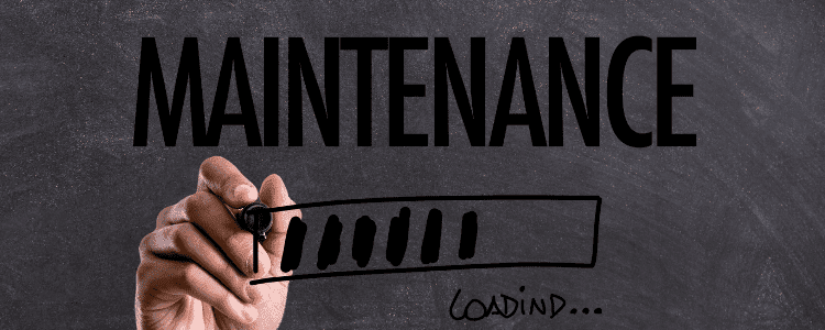 Header image for an article on website maintenance